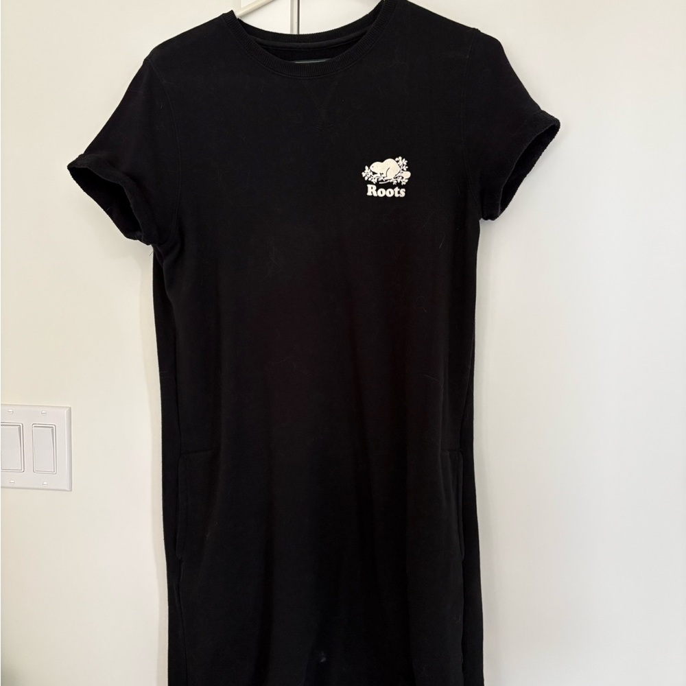 Roots Black Dress